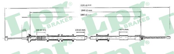 LPR Handremkabel C1321B