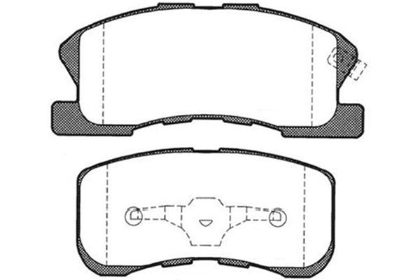 Kavo Parts Remblokset BP-1510