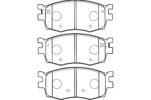 Kavo Parts Remblokset BP-3031