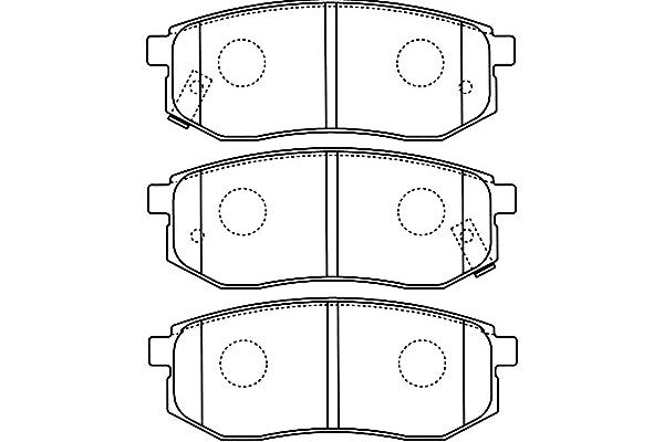 Kavo Parts Remblokset BP-3035