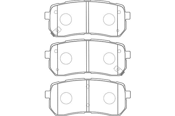 Kavo Parts Remblokset BP-3036