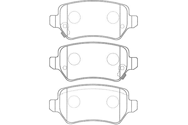 Kavo Parts Remblokset BP-3042