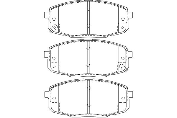 Kavo Parts Remblokset BP-3043