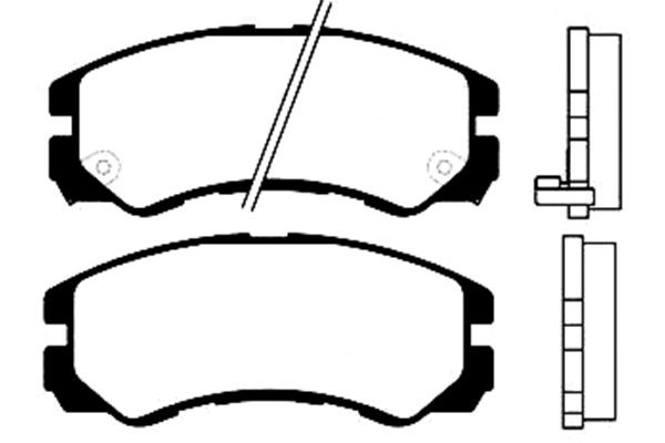 Kavo Parts Remblokset BP-3501