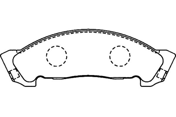 Kavo Parts Remblokset BP-3508