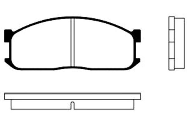 Kavo Parts Remblokset BP-4506