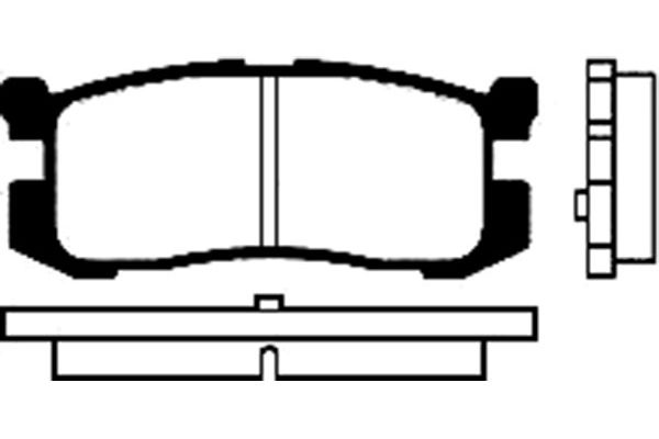 Kavo Parts Remblokset BP-4538