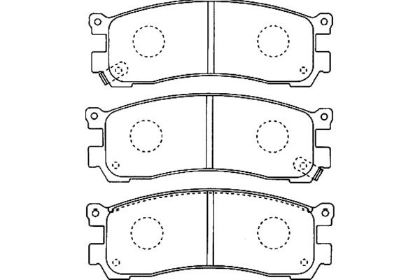 Kavo Parts Remblokset BP-4552