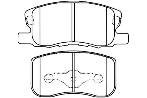 Kavo Parts Remblokset BP-5543