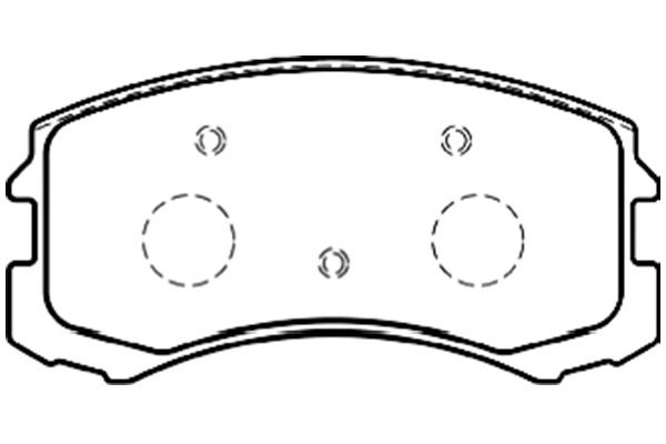 Kavo Parts Remblokset BP-5546