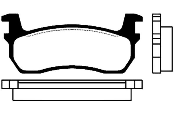 Kavo Parts Remblokset BP-6504