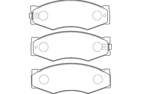 Kavo Parts Remblokset BP-6506