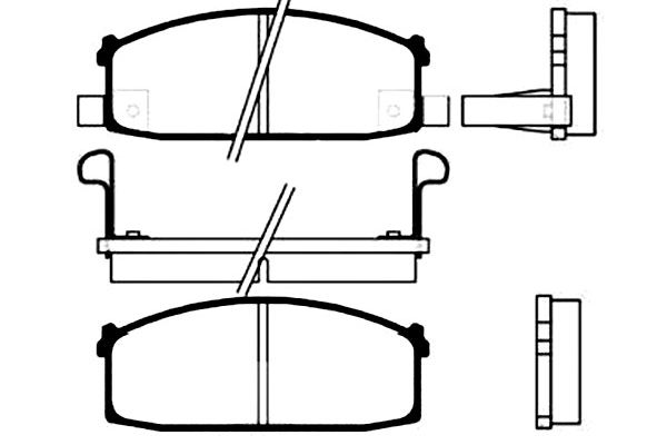 Kavo Parts Remblokset BP-6509