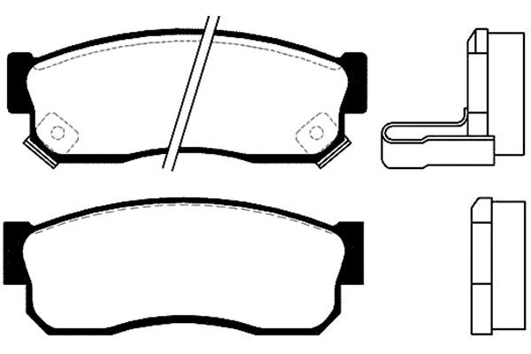 Kavo Parts Remblokset BP-6510