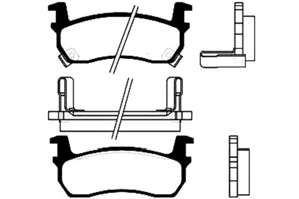 Kavo Parts Remblokset BP-6519