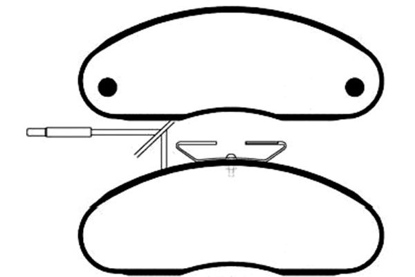 Kavo Parts Remblokset BP-6530