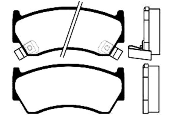 Kavo Parts Remblokset BP-6533