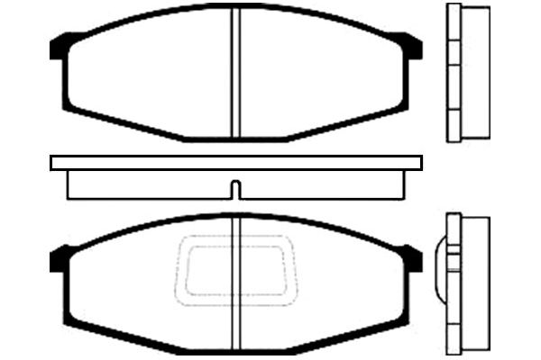 Kavo Parts Remblokset BP-6537