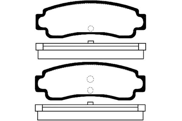 Kavo Parts Remblokset BP-6543