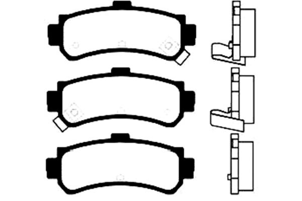 Kavo Parts Remblokset BP-6555