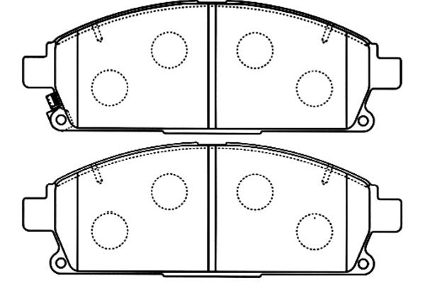 Kavo Parts Remblokset BP-6568