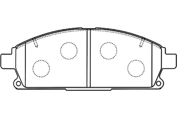 Kavo Parts Remblokset BP-6569