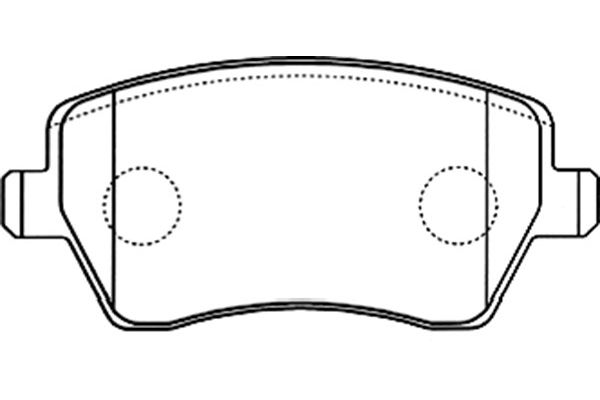 Kavo Parts Remblokset BP-6570