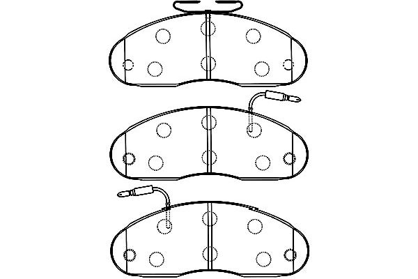 Kavo Parts Remblokset BP-6598