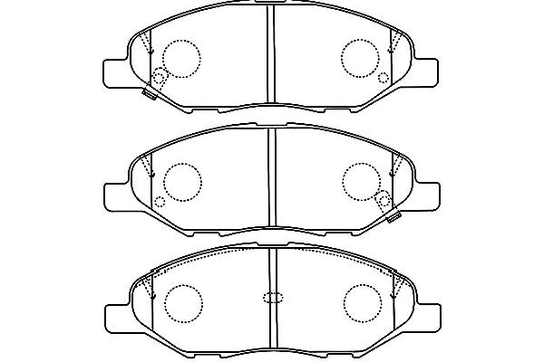 Kavo Parts Remblokset BP-6599