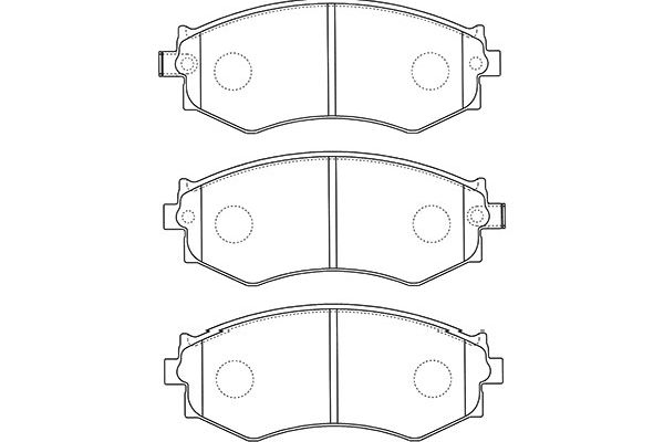 Kavo Parts Remblokset BP-6604