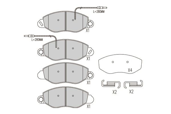 Kavo Parts Remblokset BP-6614