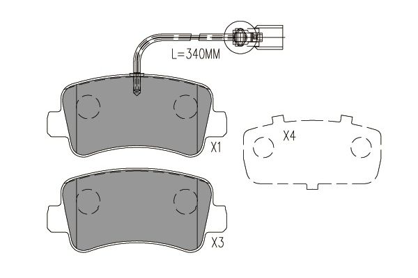 Kavo Parts Remblokset BP-6629