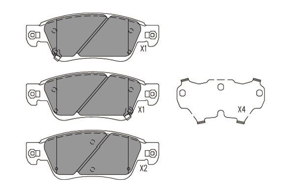 Kavo Parts Remblokset BP-6633