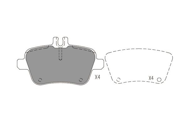 Kavo Parts Remblokset BP-6637