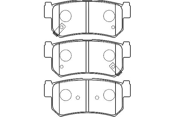 Kavo Parts Remblokset BP-7503