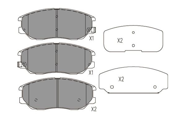 Kavo Parts Remblokset BP-7506