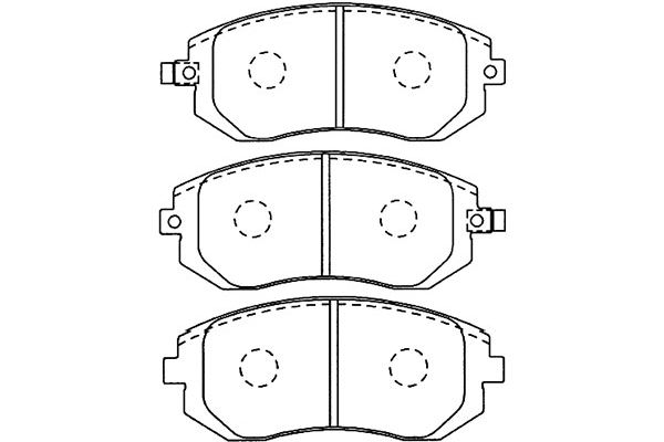 Kavo Parts Remblokset BP-8017