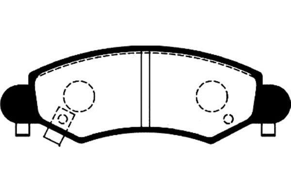 Kavo Parts Remblokset BP-8517