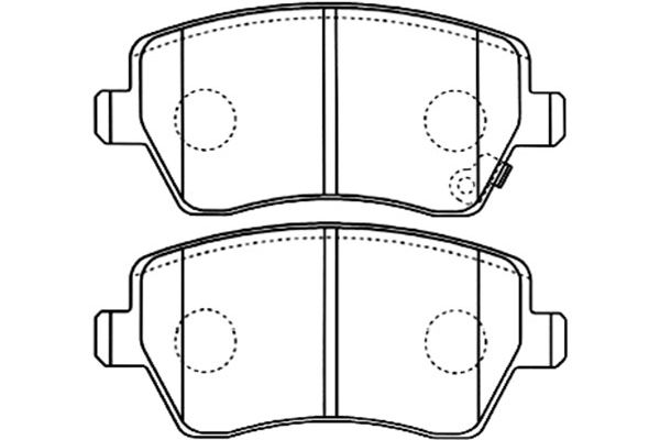 Kavo Parts Remblokset BP-8526