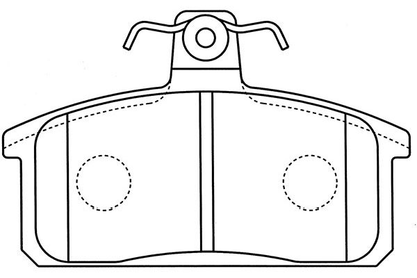 Kavo Parts Remblokset BP-8530