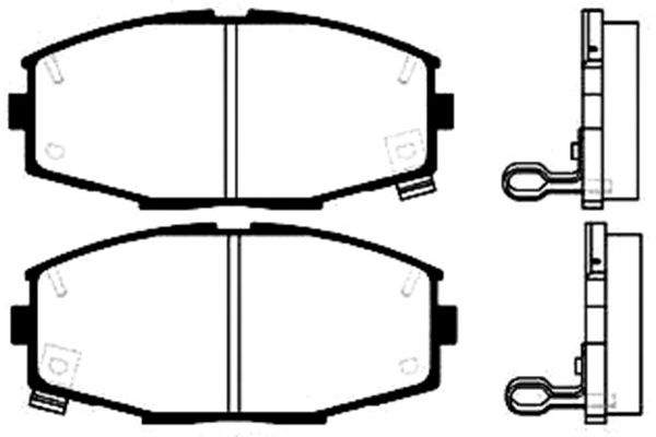 Kavo Parts Remblokset BP-9008