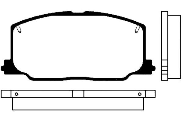 Kavo Parts Remblokset BP-9012