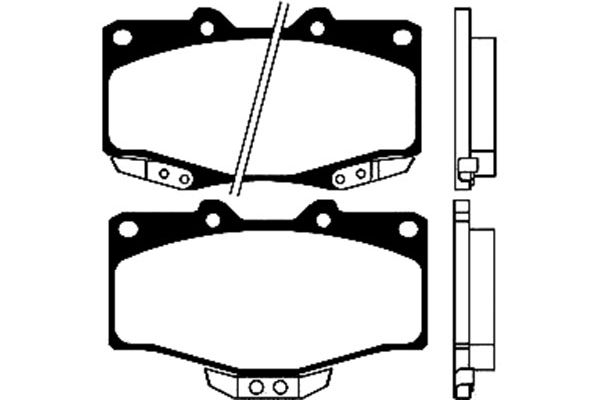 Kavo Parts Remblokset BP-9025