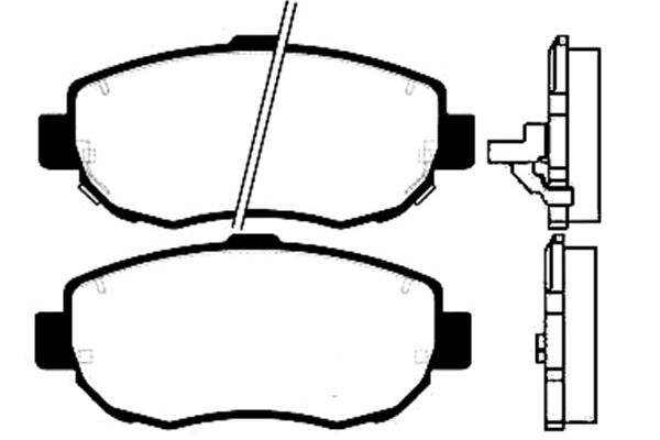 Kavo Parts Remblokset BP-9030