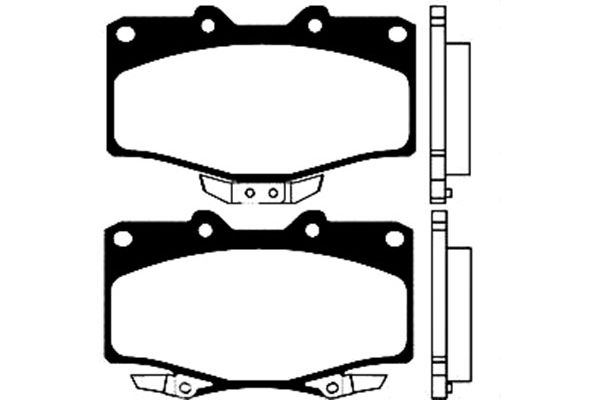 Kavo Parts Remblokset BP-9036