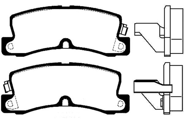 Kavo Parts Remblokset BP-9050