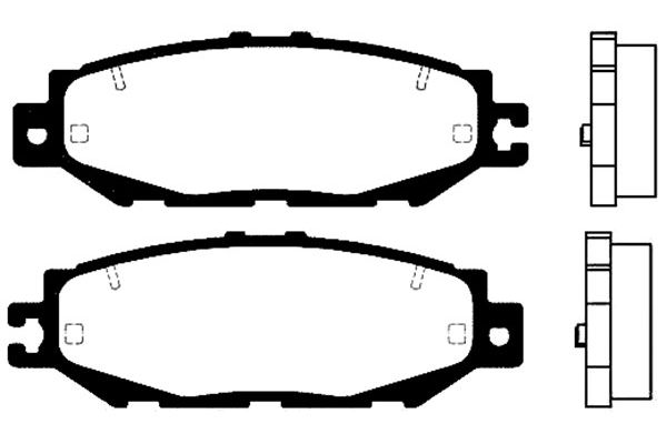 Kavo Parts Remblokset BP-9057