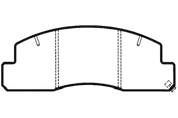 Kavo Parts Remblokset BP-9062