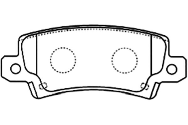 Kavo Parts Remblokset BP-9079