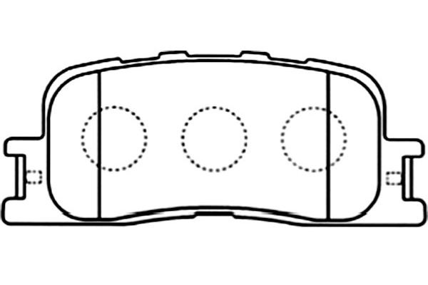 Kavo Parts Remblokset BP-9086